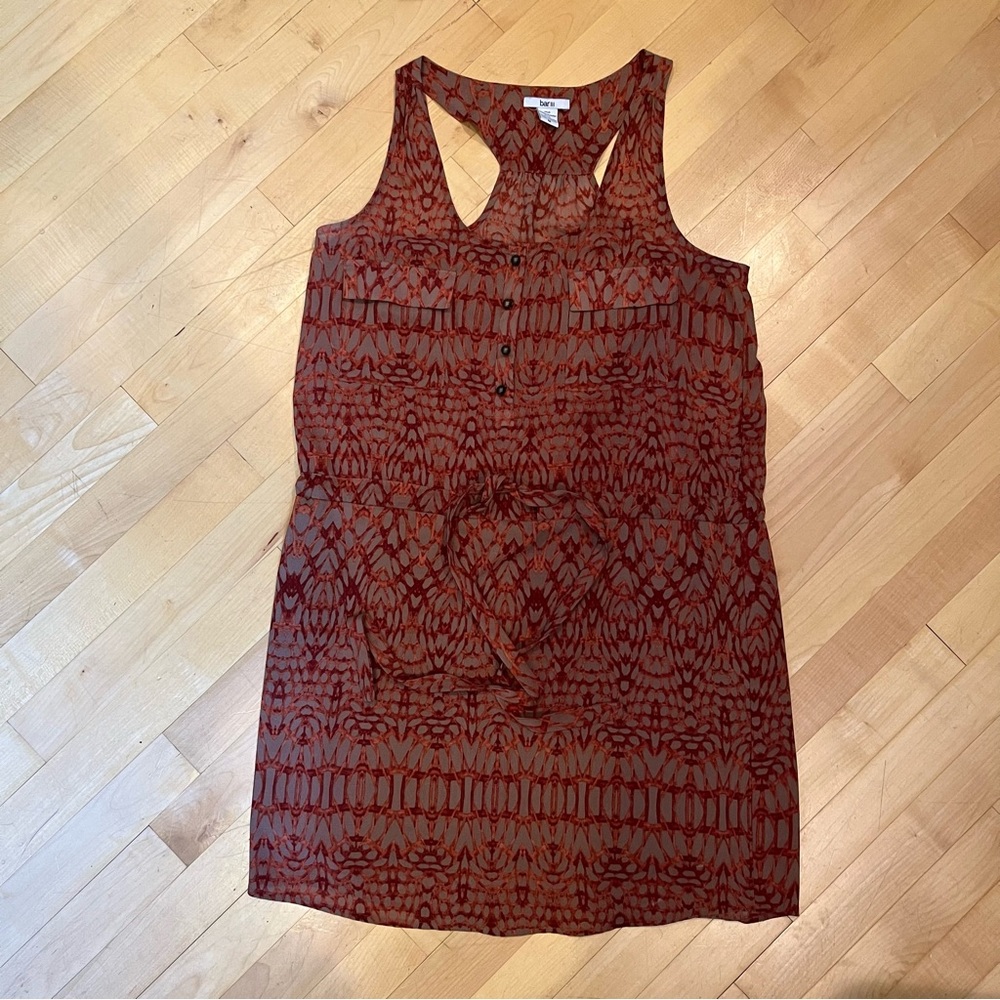 Bar III Orange Patterned Dress